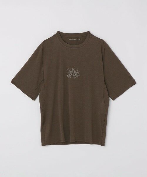 SHIPS / シップス Tシャツ | Portal: LATERAL PEAK SHORT SLEEVE TEE（ブラウン）