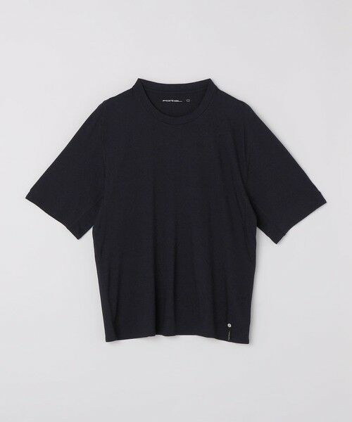 SHIPS / シップス Tシャツ | Portal: DRIFT MERINO SHORT SLEEVE TEE（ブラック）
