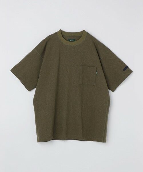 SHIPS / シップス Tシャツ | TAKE&SONS: OLD COTTON ANGLER TEE（オリーブ）