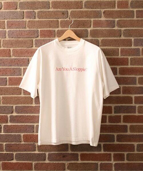 SHIPS / シップス Tシャツ | SHIPS: AUTHENTIC コットン プリント Tシャツ（ライトホワイト）