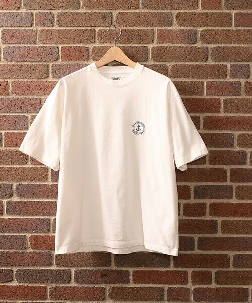 SHIPS / シップス Tシャツ | SHIPS: AUTHENTIC コットン プリント Tシャツ（ホワイト）