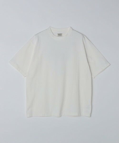 SHIPS / シップス Tシャツ | SHIPS: AUTHENTIC コットン プリント Tシャツ（ホワイト系）
