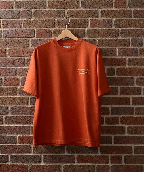 SHIPS / シップス Tシャツ | SHIPS: AUTHENTIC コットン プリント Tシャツ（レッド系）