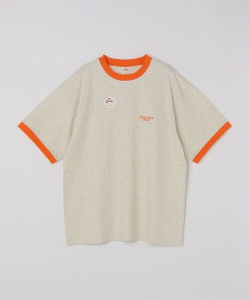 SHIPS / シップス Tシャツ | AIRTOWNE: リンガー Tシャツ（オレンジ）