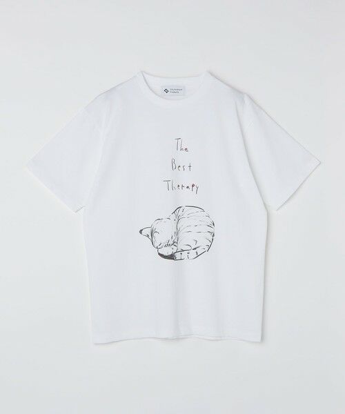SHIPS / シップス Tシャツ | 【City Ambient Products別注】佐伯 ゆう子: アート Tシャツ（ホワイト）