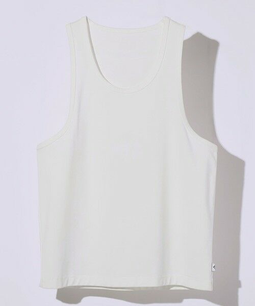 SHIPS / シップス タンクトップ | City Ambient Products: 〈接触冷感/抗菌加工〉AIR COOL リブ タンクトップ（ホワイト）