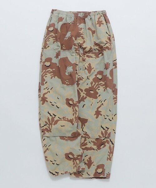 SHIPS / シップス その他パンツ | NOMARHYTHM TEXTILE: CAMO FLOWER DOUBLE KNEE PANTS（ベージュ）