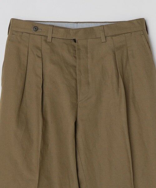 SHIPS / シップス スラックス・ドレスパンツ | 【SHIPS別注】Errico Formicola: サルトリアル リネン/コットン スラックス | 詳細5