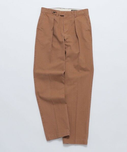 SHIPS / シップス その他パンツ | BARNSTORMER: 1PLEATED FRENCH WORKERS（キャメル）