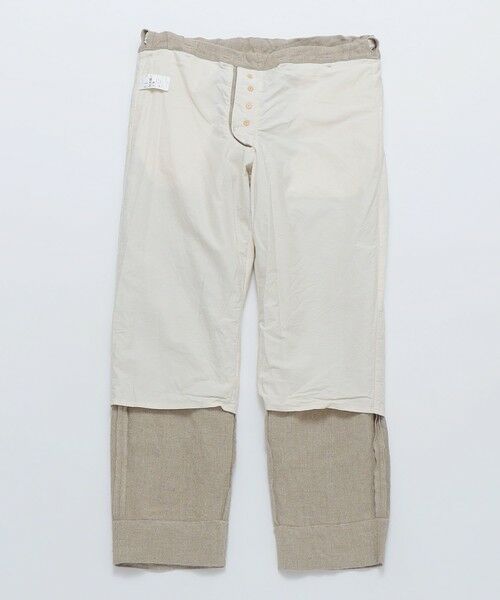 SHIPS / シップス その他パンツ | TAKE&SONS: 8 LINEN FARMER’S DRAWSTRIG PANTS | 詳細3