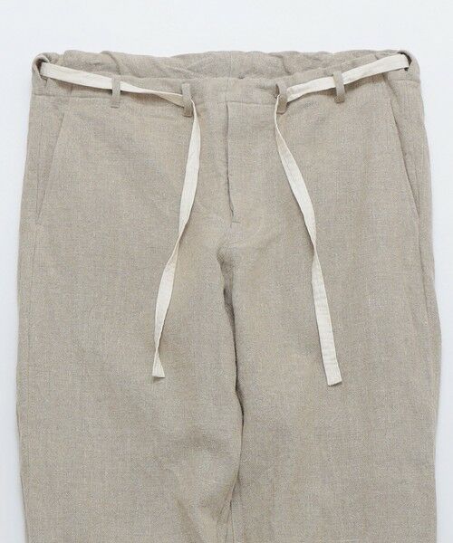 SHIPS / シップス その他パンツ | TAKE&SONS: 8 LINEN FARMER’S DRAWSTRIG PANTS | 詳細5