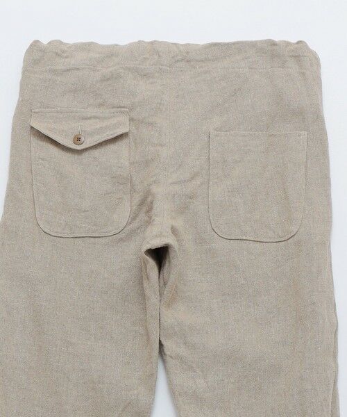 SHIPS / シップス その他パンツ | TAKE&SONS: 8 LINEN FARMER’S DRAWSTRIG PANTS | 詳細6