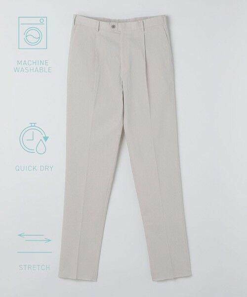 SHIPS / シップス その他パンツ | SHIPS:〈吸水速乾/洗濯機可能〉COOLMAX(R)コードレーン スラックス(セットアップ対応) | 詳細8