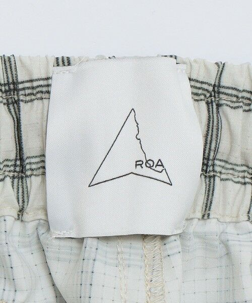 SHIPS / シップス その他パンツ | ROA: FLOWEAVE PRINTED CHECK ELASTICATED WAISTBAND PANTS | 詳細10