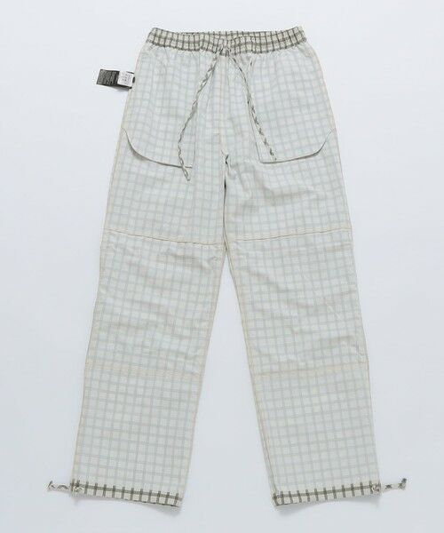SHIPS / シップス その他パンツ | ROA: FLOWEAVE PRINTED CHECK ELASTICATED WAISTBAND PANTS | 詳細3