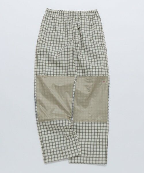 SHIPS / シップス その他パンツ | ROA: FLOWEAVE PRINTED CHECK ELASTICATED WAISTBAND PANTS（ホワイト）