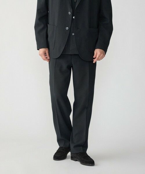 SHIPS / シップス その他パンツ | SHIPS:〈撥水 防しわ 洗濯機可能〉DOT AIR(R)イージーパンツ(セットアップ対応)（ブラック）