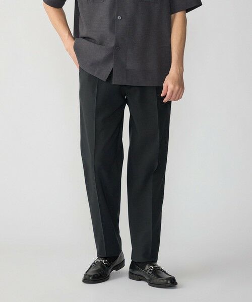 SHIPS / シップス スラックス・ドレスパンツ | SHIPS:〈撥水 防しわ 洗濯機可能〉DOT AIR(R)スラックス(セットアップ対応)（ブラック）