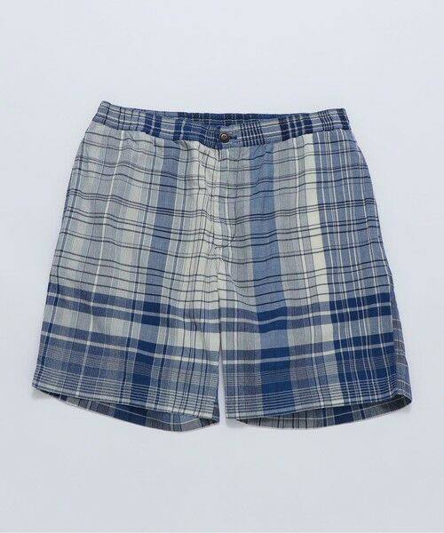 SHIPS / シップス その他パンツ | ORIGINAL MADRAS TRADING COMPANY: MADRAS CHECK SHORTS（ネイビー）