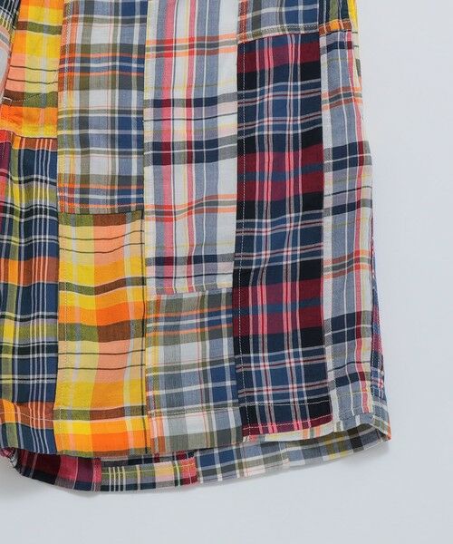 SHIPS / シップス ショート・ハーフ・半端丈パンツ | ORIGINAL MADRAS TRADING COMPANY: MARDAS PATCHWORK SHORTS | 詳細8