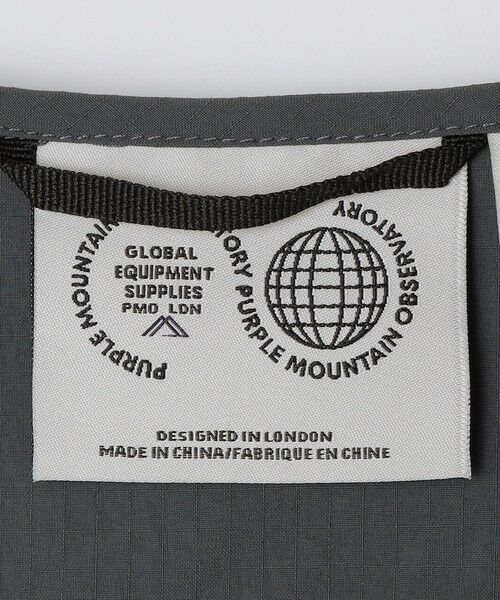 SHIPS / シップス ベスト | PURPLE MOUNTAIN OBSERVATORY: PROCYON VEST | 詳細9