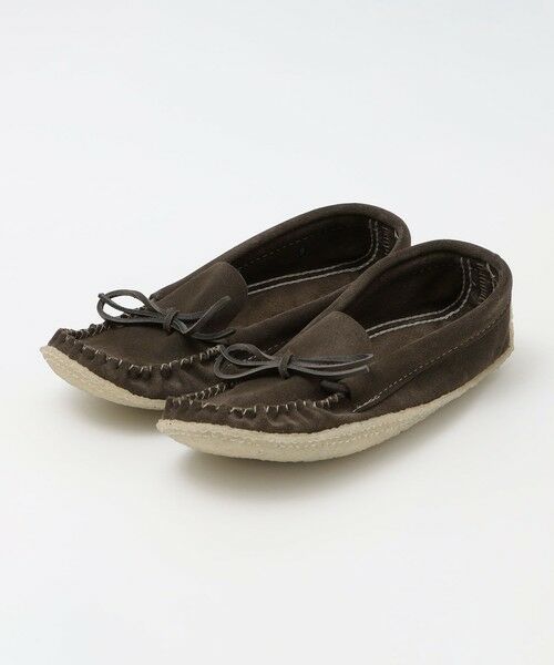 SHIPS / シップス フラットシューズ | BASTIEN: SUEDE MOCCASIN（ブラウン）