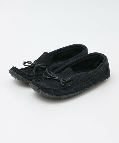 SHIPS / シップス フラットシューズ | BASTIEN: SUEDE MOCCASIN（ネイビー）