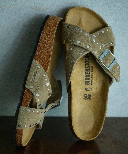 SHIPS / シップス サンダル | 【SHIPS EXCLUSIVE】BIRKENSTOCK: SIENA RIVET（ベージュ）
