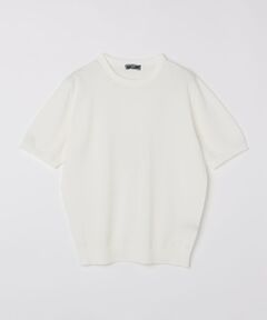 SHIPS / シップス ニット・セーター | SHIPS:〈接触冷感〉 ICE COTTON クルーネック ショート スリーブ ニット Tシャツ
