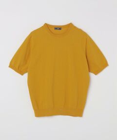 SHIPS / シップス ニット・セーター | SHIPS:〈接触冷感〉 ICE COTTON クルーネック ショート スリーブ ニット Tシャツ