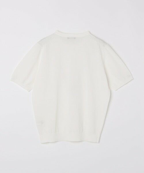 SHIPS / シップス ニット・セーター | SHIPS:〈接触冷感〉 ICE COTTON クルーネック ショート スリーブ ニット Tシャツ | 詳細1