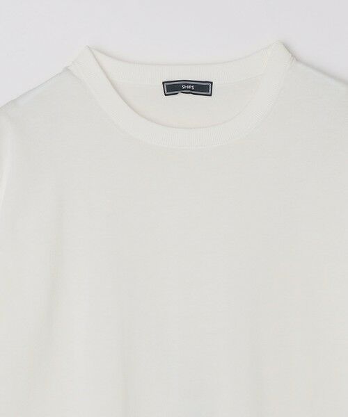 SHIPS / シップス ニット・セーター | SHIPS:〈接触冷感〉 ICE COTTON クルーネック ショート スリーブ ニット Tシャツ | 詳細2