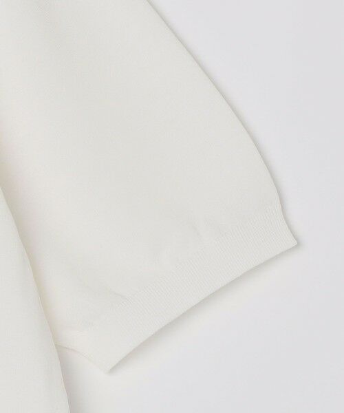 SHIPS / シップス ニット・セーター | SHIPS:〈接触冷感〉 ICE COTTON クルーネック ショート スリーブ ニット Tシャツ | 詳細3