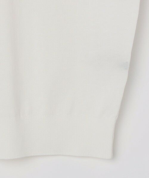 SHIPS / シップス ニット・セーター | SHIPS:〈接触冷感〉 ICE COTTON クルーネック ショート スリーブ ニット Tシャツ | 詳細4