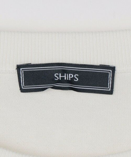 SHIPS / シップス ニット・セーター | SHIPS:〈接触冷感〉 ICE COTTON クルーネック ショート スリーブ ニット Tシャツ | 詳細5