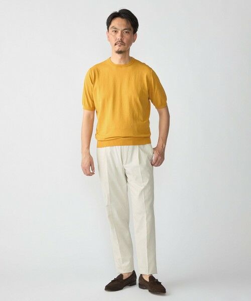 SHIPS / シップス ニット・セーター | SHIPS:〈接触冷感〉 ICE COTTON クルーネック ショート スリーブ ニット Tシャツ | 詳細20