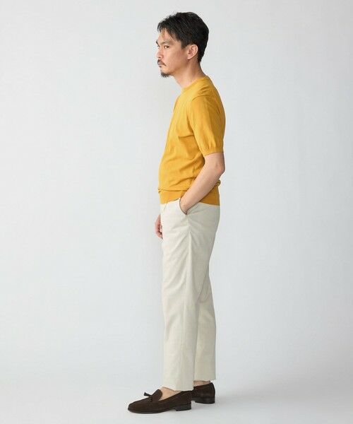 SHIPS / シップス ニット・セーター | SHIPS:〈接触冷感〉 ICE COTTON クルーネック ショート スリーブ ニット Tシャツ | 詳細21