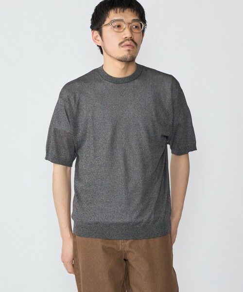 SHIPS / シップス Tシャツ | SHIPS: 〈手洗い可能〉和紙 クルーネック ニット Tシャツ | 詳細3