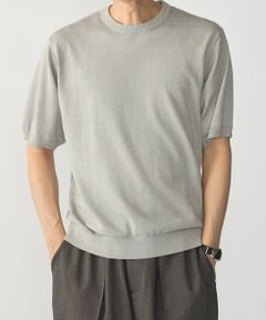 SHIPS / シップス ニット・セーター | SHIPS:〈接触冷感/ 手洗い可能〉ラミー ニット Tシャツ