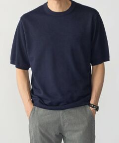 SHIPS / シップス ニット・セーター | SHIPS:〈接触冷感/ 手洗い可能〉ラミー ニット Tシャツ
