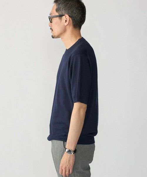 SHIPS / シップス ニット・セーター | SHIPS:〈接触冷感/ 手洗い可能〉ラミー ニット Tシャツ | 詳細21