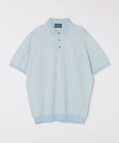 SHIPS / シップス ニット・セーター | ALANPAINE: 14ゲージ  コットン/リネン/シルク ニット ポロシャツ
