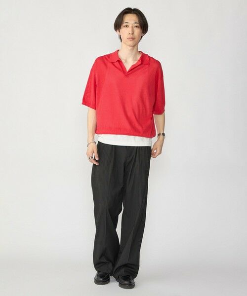 SHIPS / シップス ポロシャツ | 【City Ambient Products別注】crepuscule: WASHI SKIPPER ニットポロ | 詳細15