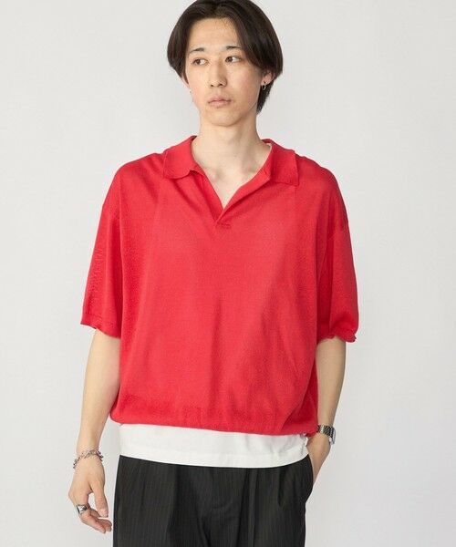 SHIPS / シップス ポロシャツ | 【City Ambient Products別注】crepuscule: WASHI SKIPPER ニットポロ | 詳細11