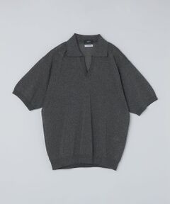 SHIPS / シップス ポロシャツ | SHIPS:〈手洗い可能〉和紙 スキッパー ニット ポロ