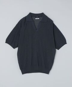 SHIPS / シップス ポロシャツ | SHIPS:〈手洗い可能〉和紙 スキッパー ニット ポロ