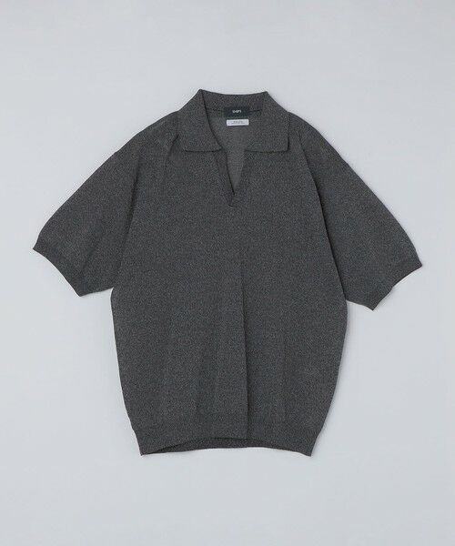SHIPS / シップス ポロシャツ | SHIPS:〈手洗い可能〉和紙 スキッパー ニット ポロ | 詳細9