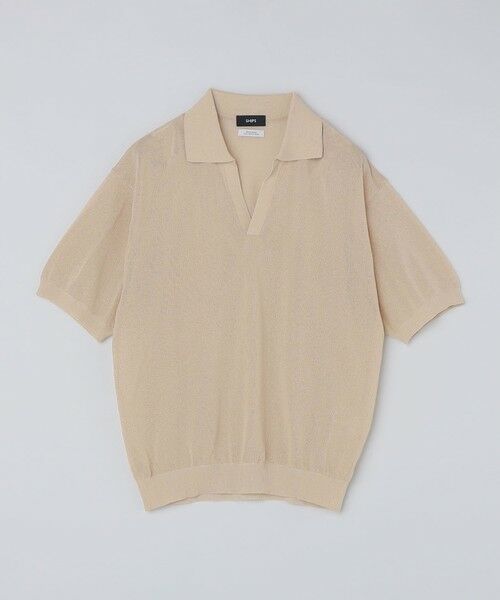 SHIPS / シップス ポロシャツ | SHIPS:〈手洗い可能〉和紙 スキッパー ニット ポロ | 詳細13