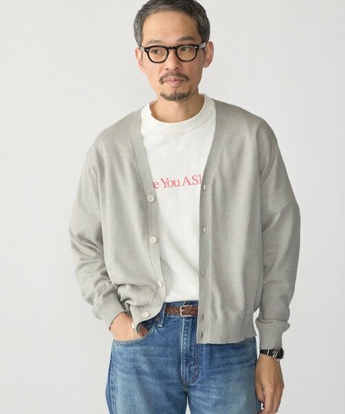 SHIPS / シップス カーディガン・ボレロ | SHIPS:〈接触冷感/ 手洗い可能〉ラミー Vネック カーディガン | 詳細2