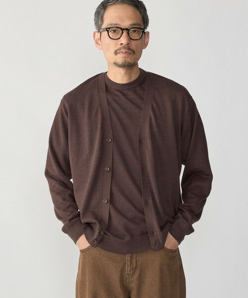 SHIPS / シップス カーディガン・ボレロ | SHIPS:〈接触冷感/ 手洗い可能〉ラミー Vネック カーディガン | 詳細6